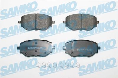 5SP2187 SAMKO Комплект тормозных колодок, дисковый тормоз