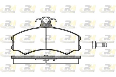 214310 ROADHOUSE Комплект тормозных колодок, дисковый тормоз