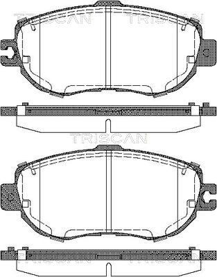 811013036 TRISCAN Комплект тормозных колодок, дисковый тормоз