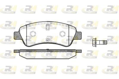 284010 ROADHOUSE Комплект тормозных колодок, дисковый тормоз