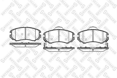 964002BSX STELLOX Комплект тормозных колодок, дисковый тормоз