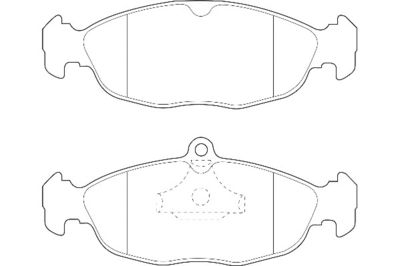 2134920 Omnicraft Комплект тормозных колодок, дисковый тормоз