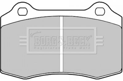 BBP1823 BORG & BECK Комплект тормозных колодок, дисковый тормоз
