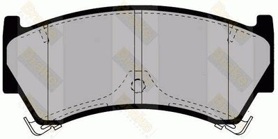 PA1377 Brake ENGINEERING Комплект тормозных колодок, дисковый тормоз