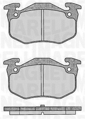 363916060197 MAGNETI MARELLI Комплект тормозных колодок, дисковый тормоз