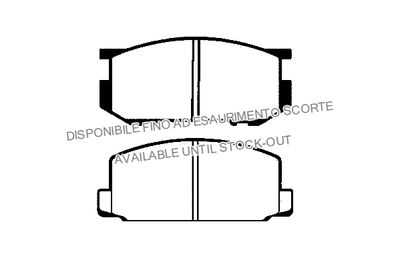 RA02300 RAICAM Комплект тормозных колодок, дисковый тормоз