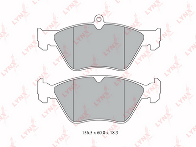 BD5913 LYNXauto Комплект тормозных колодок, дисковый тормоз