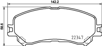 P68067 BREMBO Комплект тормозных колодок, дисковый тормоз