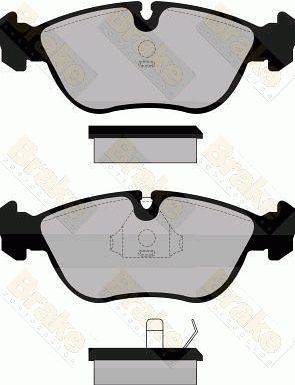 PA878 Brake ENGINEERING Комплект тормозных колодок, дисковый тормоз