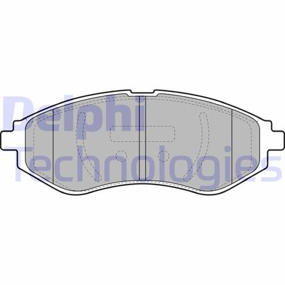 LP1895 DELPHI Комплект тормозных колодок, дисковый тормоз