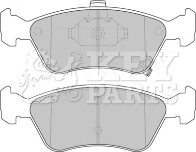 KBP1684 KEY PARTS Комплект тормозных колодок, дисковый тормоз