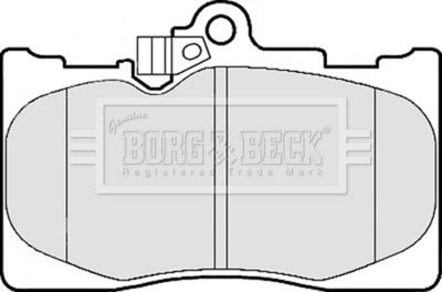 BBP2153 BORG & BECK Комплект тормозных колодок, дисковый тормоз