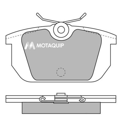 LVXL464 MOTAQUIP Комплект тормозных колодок, дисковый тормоз