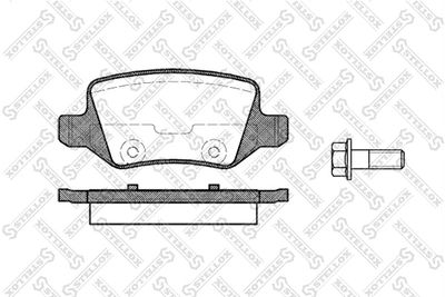 829000SX STELLOX Комплект тормозных колодок, дисковый тормоз