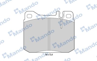 MBF015056 MANDO Комплект тормозных колодок, дисковый тормоз