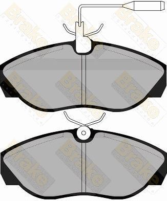 PA1042 Brake ENGINEERING Комплект тормозных колодок, дисковый тормоз