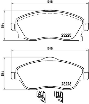 FK20029 KAISHIN Комплект тормозных колодок, дисковый тормоз