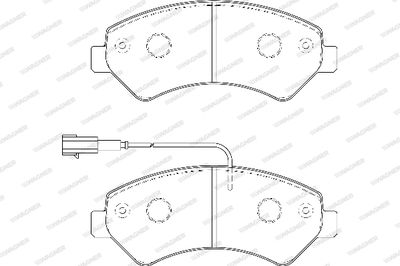 WBP24466A WAGNER Комплект тормозных колодок, дисковый тормоз