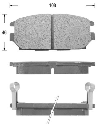 FK6049 KAISHIN Комплект тормозных колодок, дисковый тормоз