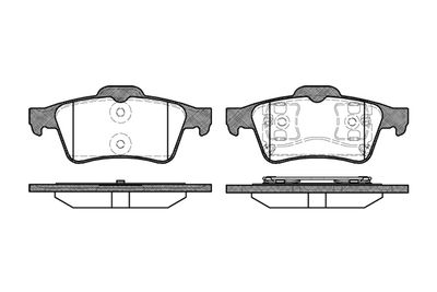 NB23482A01 NEW BLOX Комплект тормозных колодок, дисковый тормоз