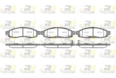 2109412 ROADHOUSE Комплект тормозных колодок, дисковый тормоз