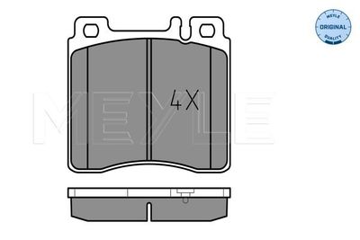 0252130318 MEYLE Комплект тормозных колодок, дисковый тормоз