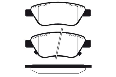 RA07607 RAICAM Комплект тормозных колодок, дисковый тормоз