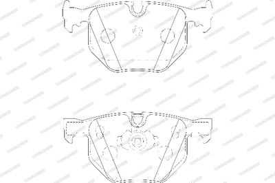 WBP21282B WAGNER Комплект тормозных колодок, дисковый тормоз