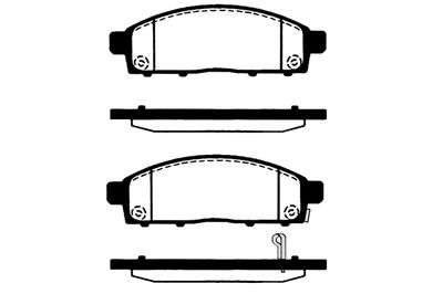 RA09750 RAICAM Комплект тормозных колодок, дисковый тормоз
