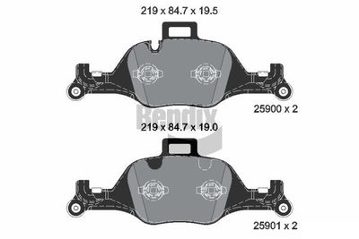 BPD2274 BENDIX Braking Комплект тормозных колодок, дисковый тормоз