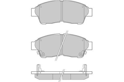 120526 E.T.F. Комплект тормозных колодок, дисковый тормоз