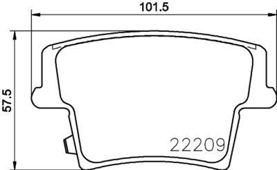 8DB355039291 HELLA PAGID Комплект тормозных колодок, дисковый тормоз