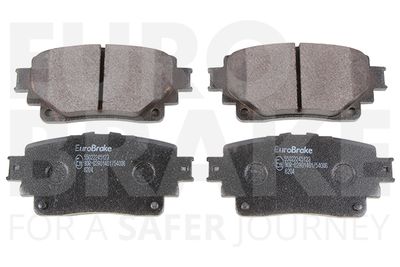 55022245123 EUROBRAKE Комплект тормозных колодок, дисковый тормоз