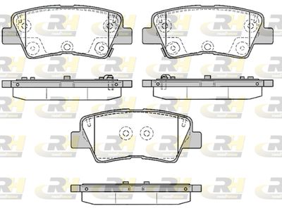 2136285 ROADHOUSE Комплект тормозных колодок, дисковый тормоз