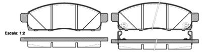 NB25087V02 NEW BLOX Комплект тормозных колодок, дисковый тормоз