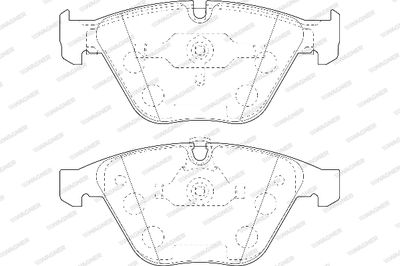 WBP23312A WAGNER Комплект тормозных колодок, дисковый тормоз