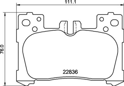 P83181 BREMBO Комплект тормозных колодок, дисковый тормоз