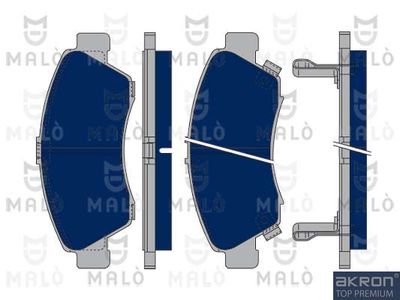 1050022 AKRON-MALÒ Комплект тормозных колодок, дисковый тормоз