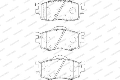 WBP24317A WAGNER Комплект тормозных колодок, дисковый тормоз