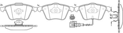 FP0915E FIT Комплект тормозных колодок, дисковый тормоз