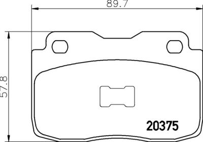 P23025 BREMBO Комплект тормозных колодок, дисковый тормоз