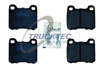 0235100 TRUCKTEC AUTOMOTIVE Комплект тормозных колодок, дисковый тормоз