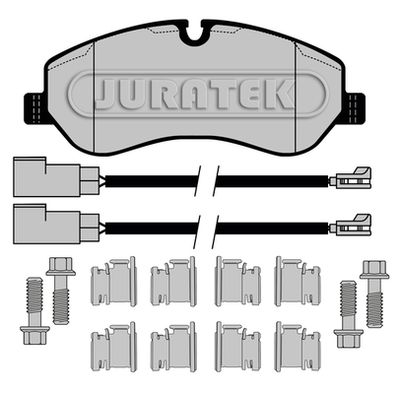 JCP8039 JURATEK Комплект тормозных колодок, дисковый тормоз