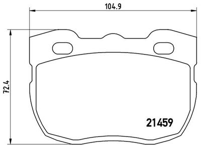 P99001 BREMBO Комплект тормозных колодок, дисковый тормоз