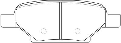 FP7937 FIT Комплект тормозных колодок, дисковый тормоз