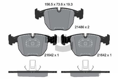 BPD1337 BENDIX Braking Комплект тормозных колодок, дисковый тормоз