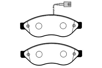 RA08852 RAICAM Комплект тормозных колодок, дисковый тормоз