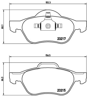 FK20319 KAISHIN Комплект тормозных колодок, дисковый тормоз