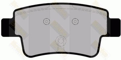 PA1768 Brake ENGINEERING Комплект тормозных колодок, дисковый тормоз