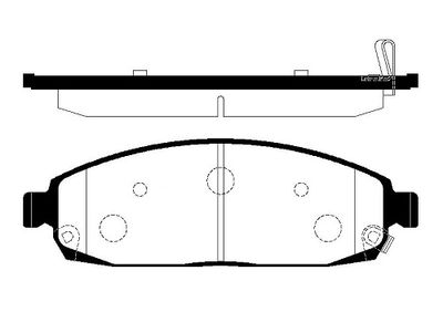 FBP4337 FI.BA Комплект тормозных колодок, дисковый тормоз